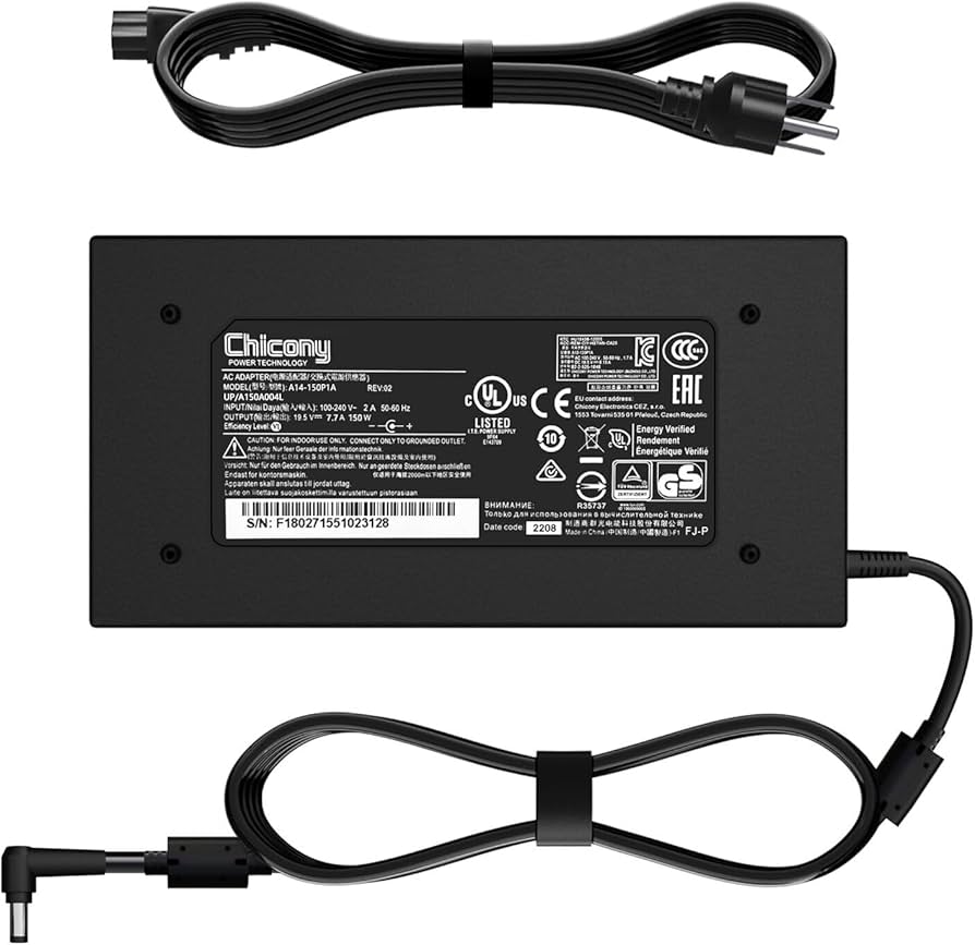 Cargador MSI 19.5v A 7.7A 5.5*2.5 Gamer Original