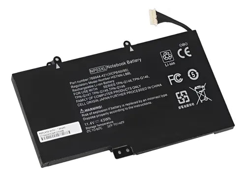 Bateria Hp NP03XL Plana Generica