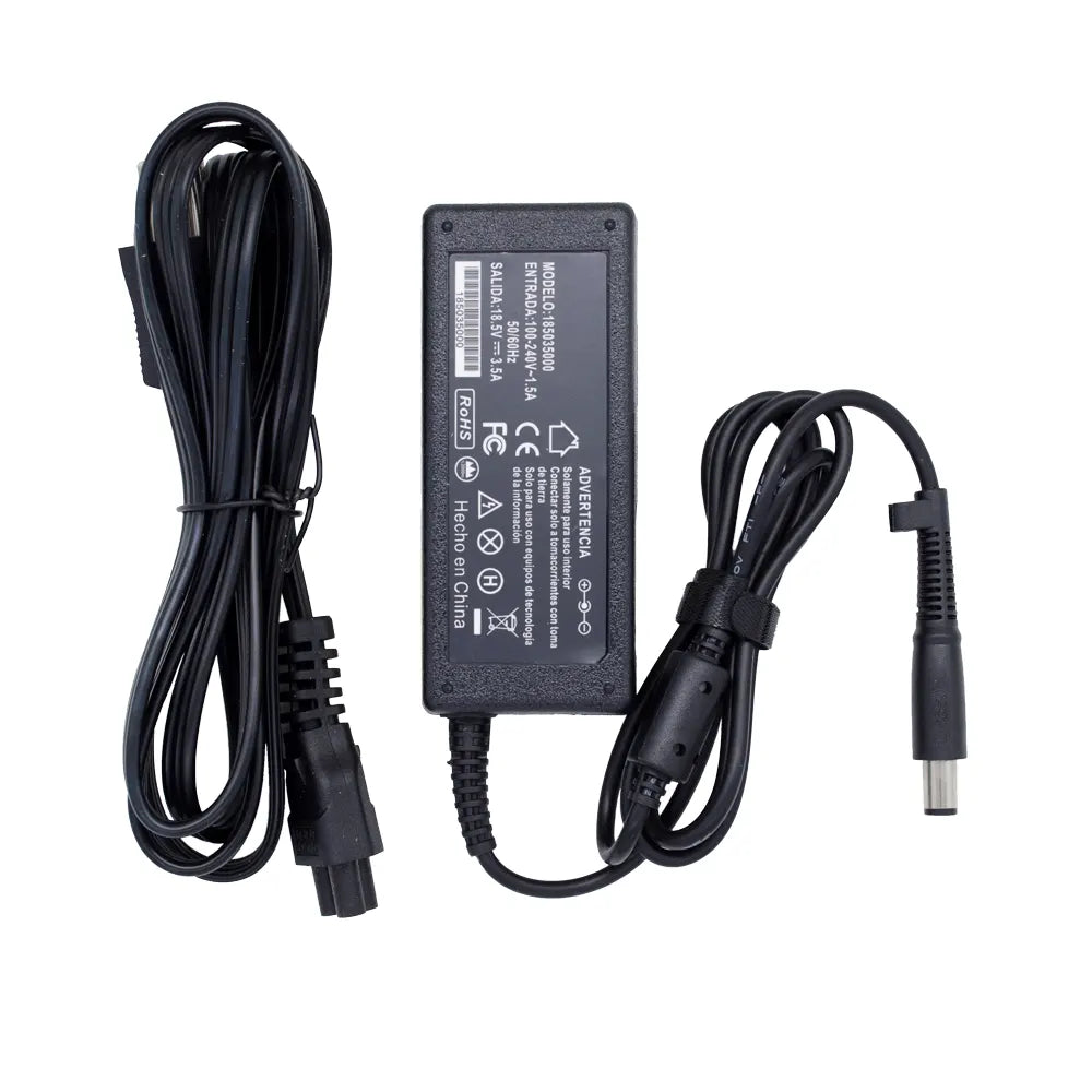 Cargador HP 18.5V 3.5A Punta 7.4*5.0mm