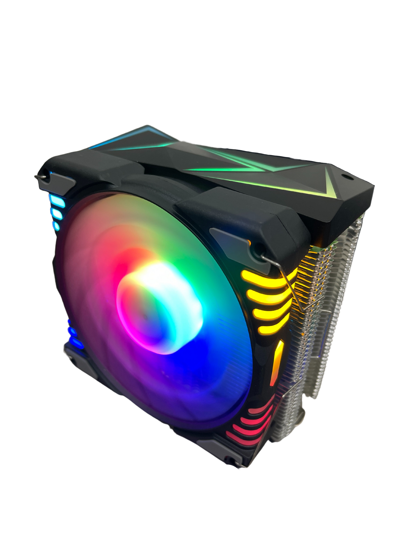 Disipador TS-M400 1 Fan 120MM 4 Tubos de Cobre RGB En Movimiento