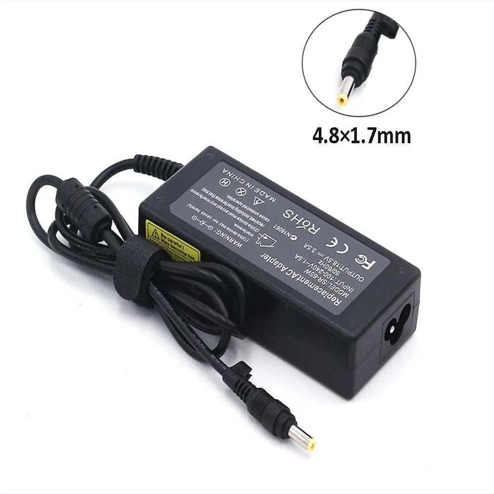 Cargador HP 18.5V 3.5A Punta 4.8*1.7mm